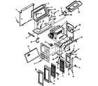 Kenmore 5648745380 grill and duct diagram