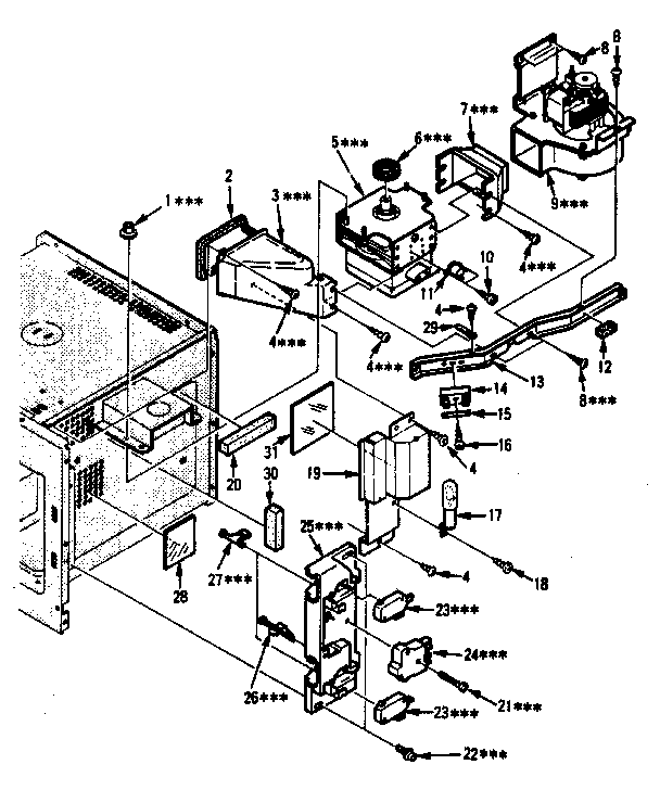 Switches and microwave parts