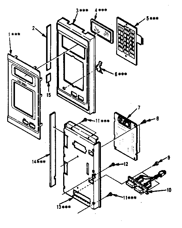 Control panel parts