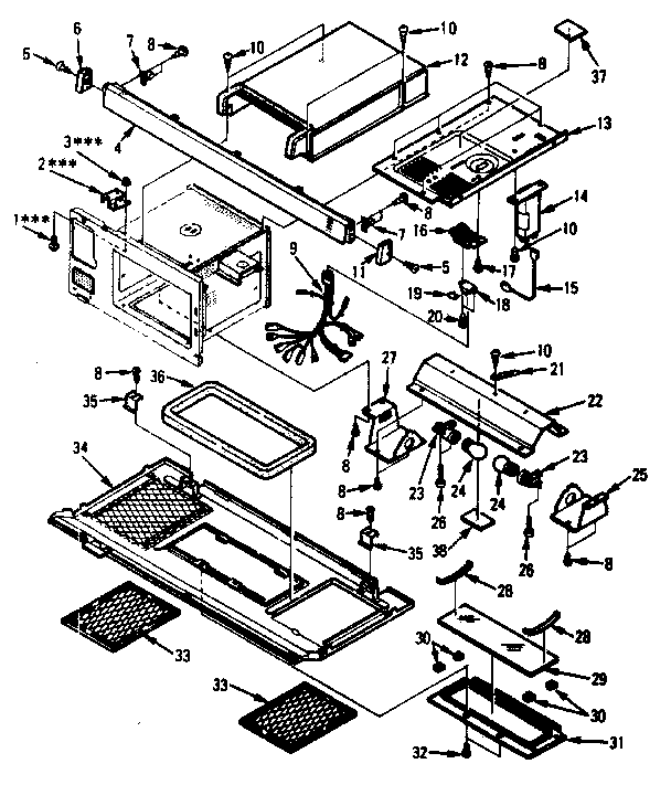 GRILL AND DUCT PARTS-A