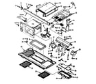 Kenmore 5648765380 grill and duct parts-a diagram