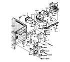 Kenmore 5648765380 switches and microwave parts diagram