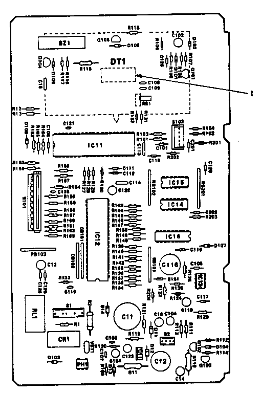 POWER AND CONTROL CIRCUIT BOARD (PART NO. 13708)