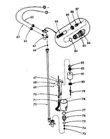 Brine metering (salt saver) valve and nozzle assembly