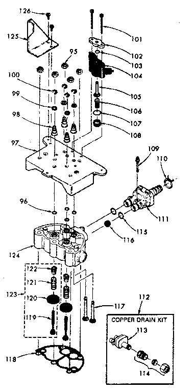 VALVE CAP, SAFETY VALVE AND FLOW WASHER HOUSING