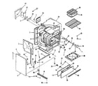 Kenmore 9117898514 oven body section diagram