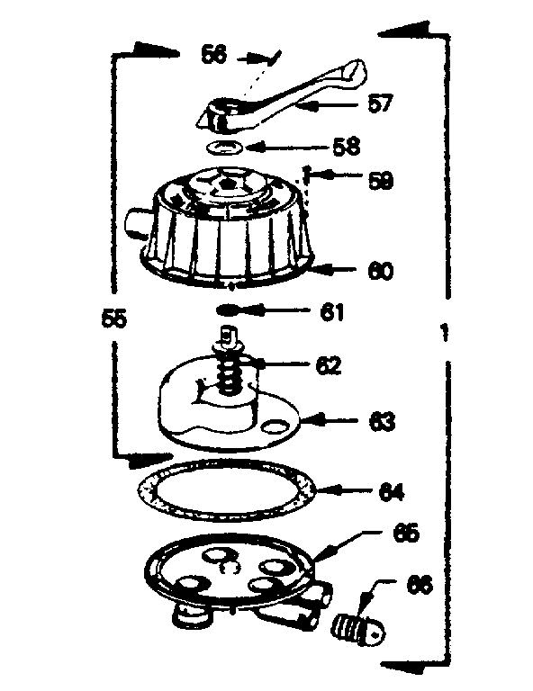 Valve top assembly