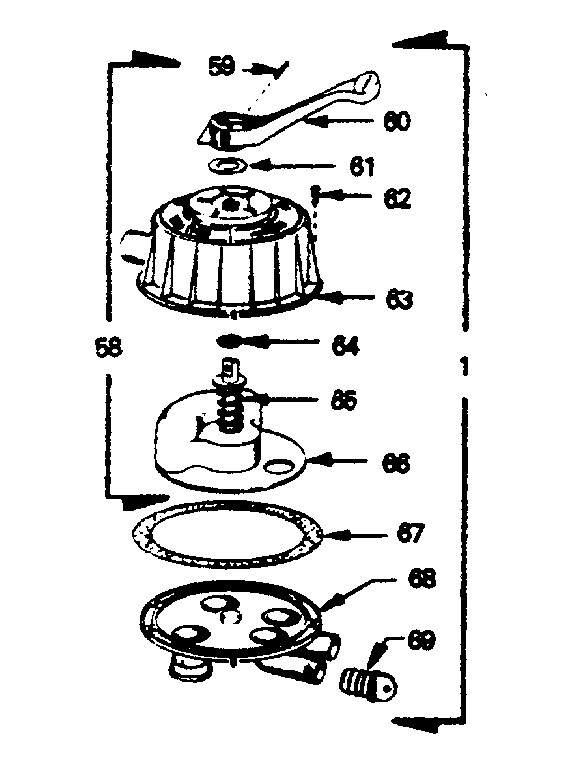 Valve top assembly