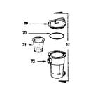 Sears 167410063 hair and lint pot assembly diagram