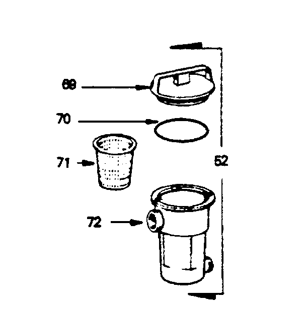 Hair and lint pot assembly