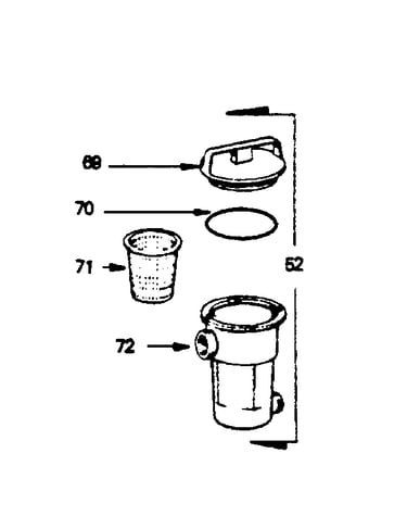 Hair and lint pot assembly