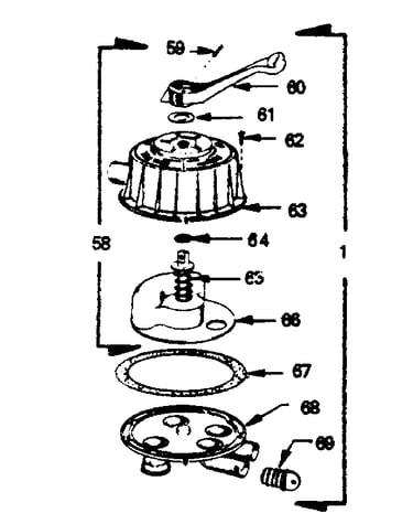 Backwash valve assembly