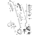 Craftsman 257796012 drive shaft and head assembly diagram