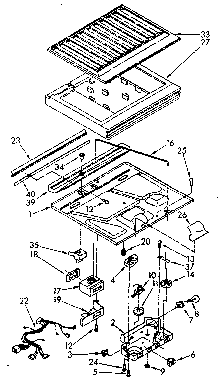 COMPARTMENT SEPARATOR PARTS