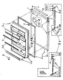 Refrigerator door parts