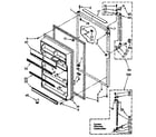 Kenmore 1068770635 refrigerator door diagram