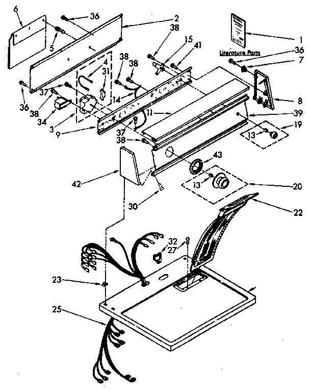 Top and console parts