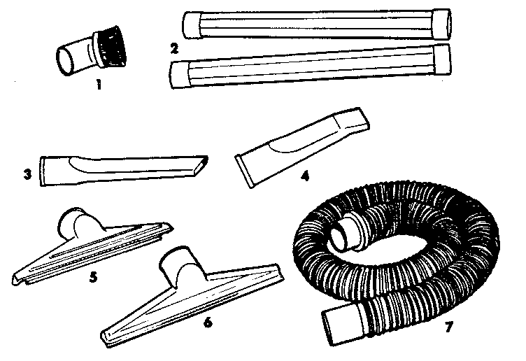 2-1/2" diameter plastic accessories
