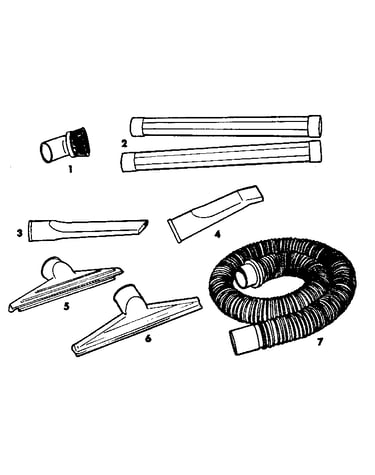 2-1/2" diameter plastic accessories