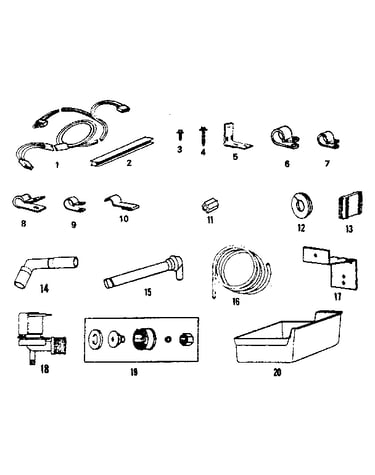 Ice maker installation kit #8085