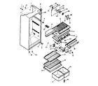 Kenmore 2538682190 cabinet parts diagram