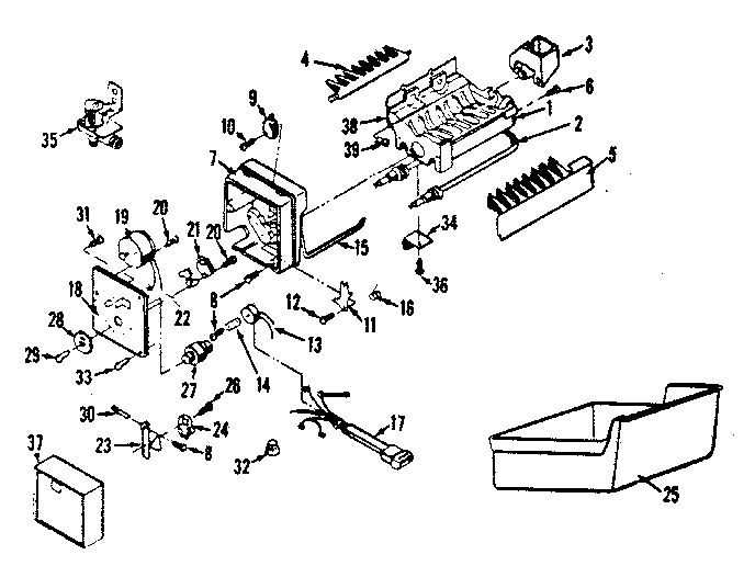 Ice maker parts