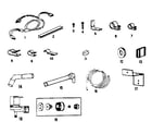 Kenmore 2538779261 ice maker installation parts kit #8085 diagram