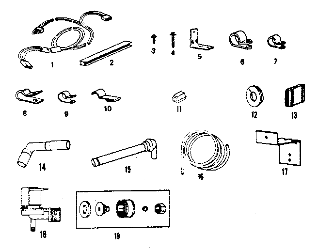 Ice maker installation parts kit #8085