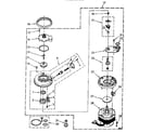 Kenmore 6651578581 pump and motor parts diagram