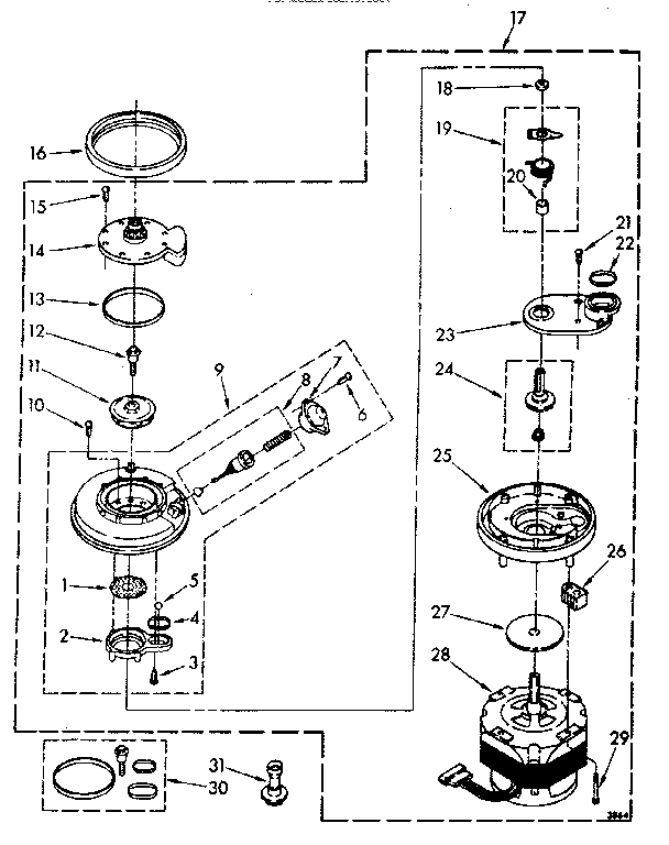 Pump and motor parts