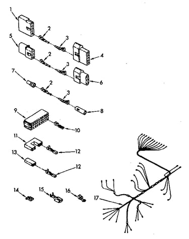 Wiring harness parts
