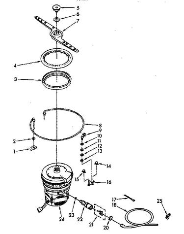 Heater, pump and lower sprayarm parts