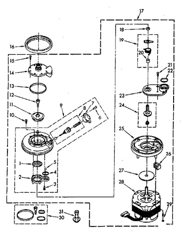 Pump and motor parts