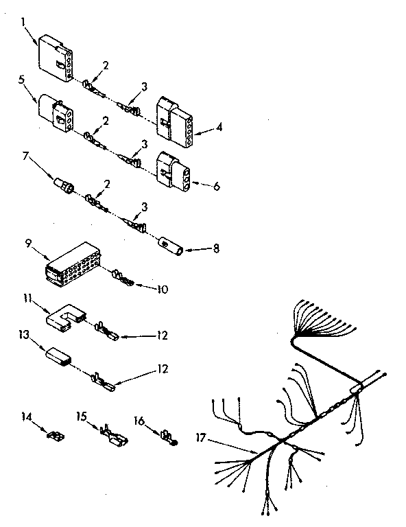 Wiring harness parts