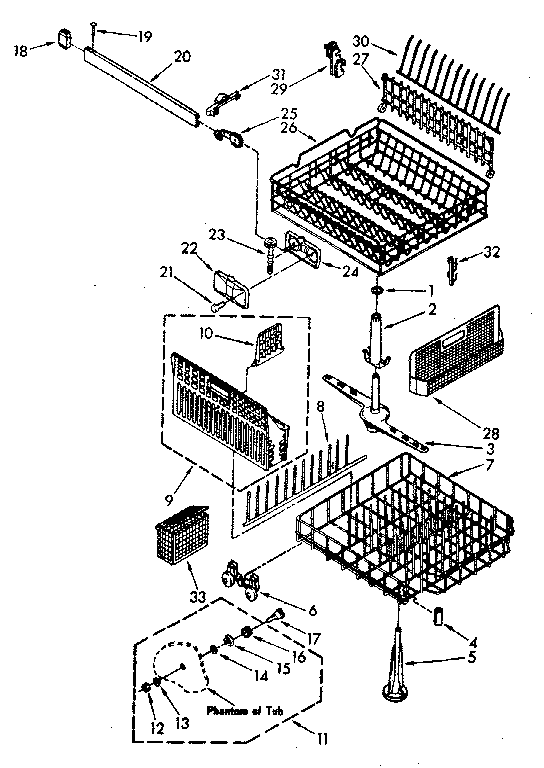 Dishrack parts
