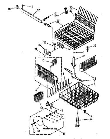 Dishrack parts