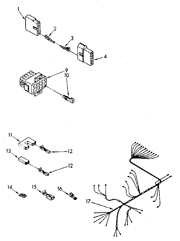 Wiring harness parts