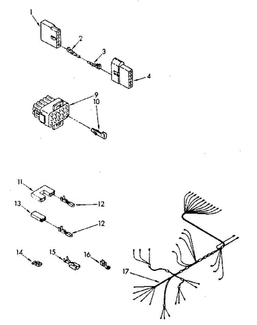 Wiring harness parts