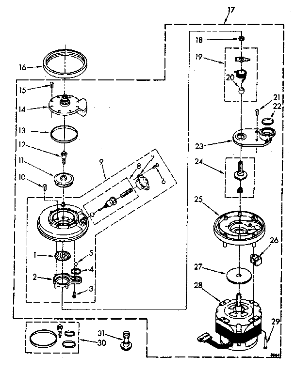 Pump and motor parts