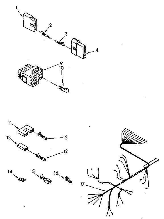 Wiring harness parts