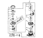 Kenmore 6651779581 pump and motor parts diagram