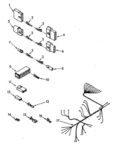 Wiring harness parts
