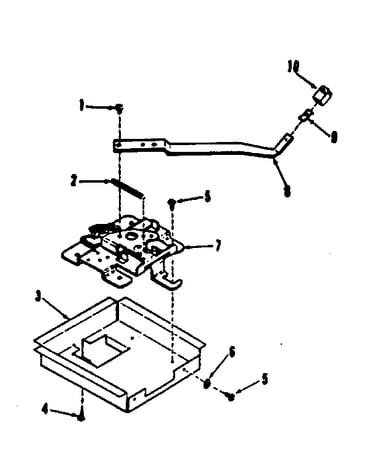 Door lock section