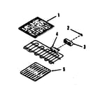 Kenmore 9114688812 optional electric grill module kit 4998640 diagram