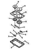 Optional electric hob element module kit 4998530 & 4998630