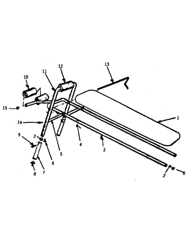 Folding slant board