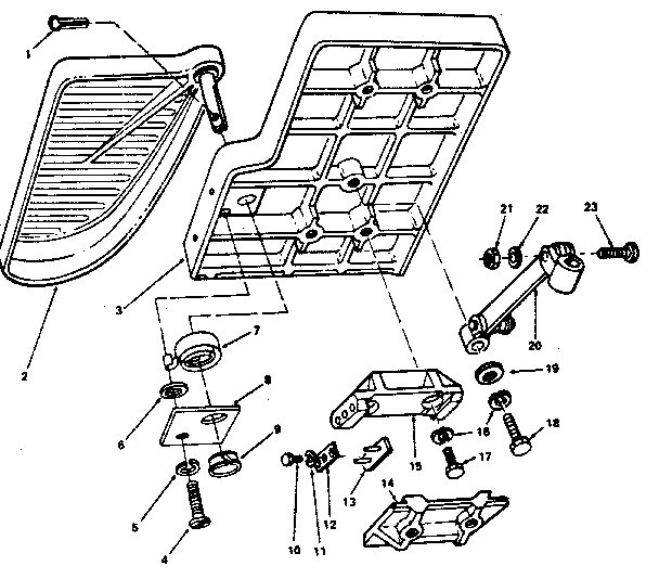 Figure 3 - infeed table parts