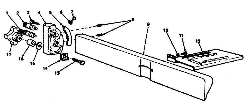 FIGURE 4 - 21013 FENCE ASSEMBLY