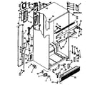 Kenmore 1068670663 cabinet parts diagram