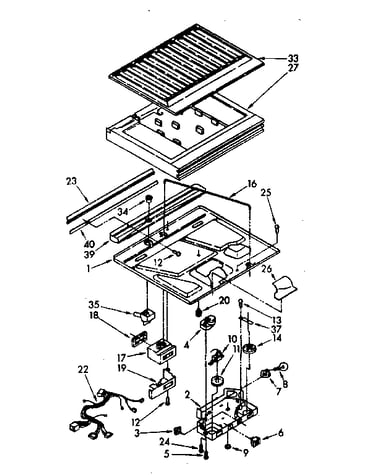 Compartment separator parts